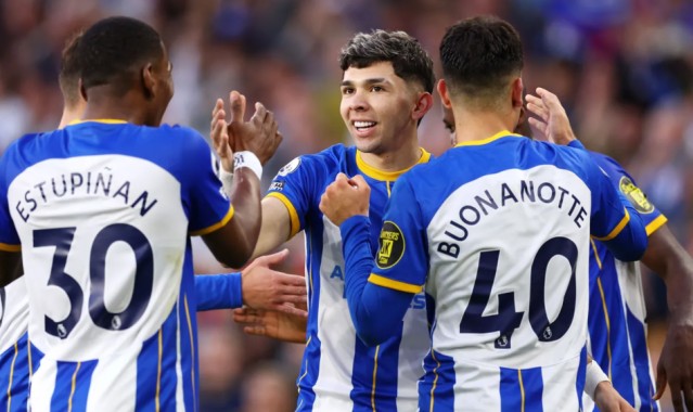  哈兰德戴帽曼城横扫布莱顿  